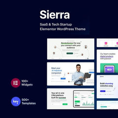 Sierra – SaaS & Tech Startup Elementor WordPress Theme - Dghut