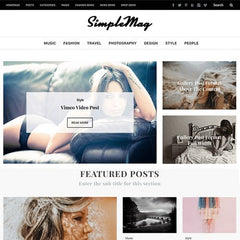 SimpleMag – Magazine theme for creative stuff - Dghut