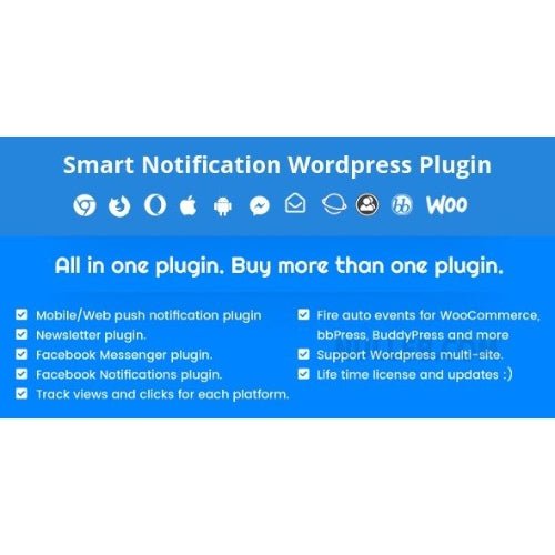 Smart Notification WordPress Plugin. Web & Mobile Push, FB Messenger, FB Notifications & Newsletter. - Dghut