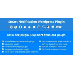 Smart Notification WordPress Plugin. Web & Mobile Push, FB Messenger, FB Notifications & Newsletter. - Dghut