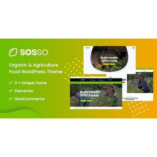 Sosso – Agriculture WordPress Theme - Dghut