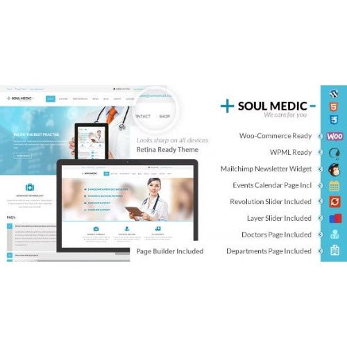 SoulMedic | Hospital & Doctor WordPress Theme - Dghut
