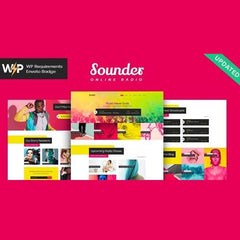 Sounder | Online Internet Radio Station WordPress Theme + RTL - Dghut