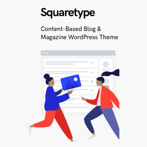Squaretype – Modern Blog WordPress Theme - Dghut