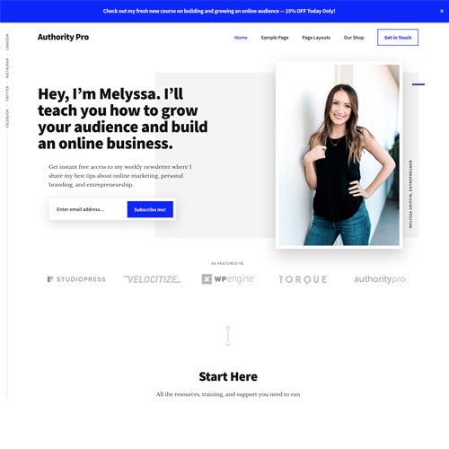 StudioPress Authority Pro Genesis WordPress Theme - Dghut
