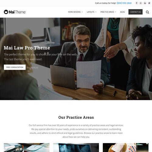 StudioPress Mai Law Pro Genesis WordPress Theme - Dghut
