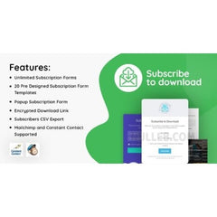 Subscribe to Download – The Ultimate Subscription Plugin for WordPress - Dghut