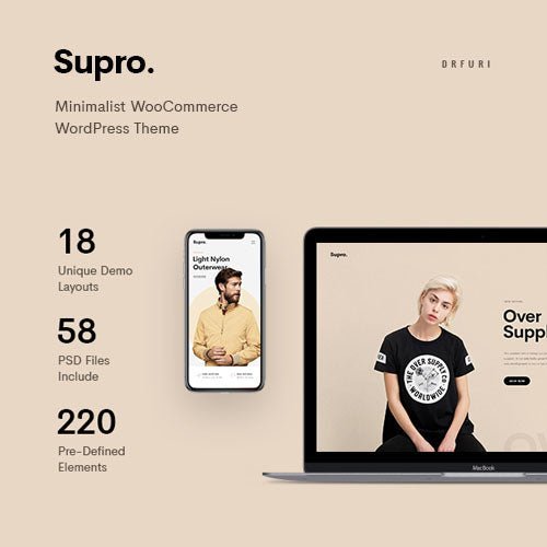 Supro – Minimalist AJAX WooCommerce WordPress Theme - Dghut