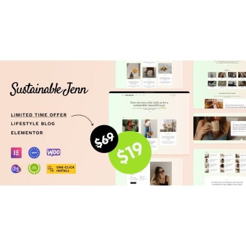 Sustainable Jenn – Eco Lifestyle Blog WordPress Theme - Dghut