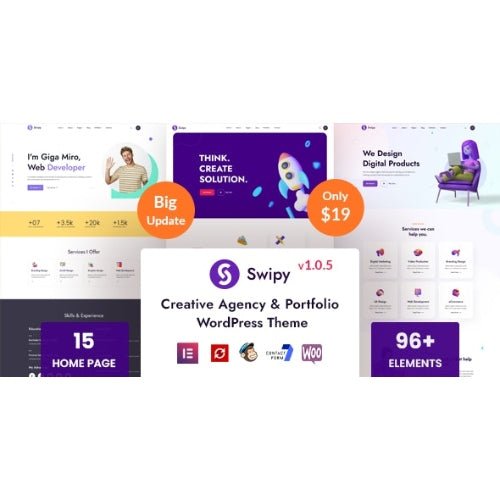 Swipy – Creative Agency WordPress Theme - Dghut