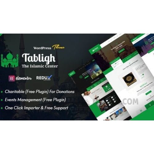 Tabligh – Islamic Institute & Mosque WordPress Theme + RTL - Dghut