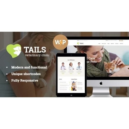 Tails | Veterinary Clinic, Pet Care & Animal WordPress Theme + Shop - Dghut