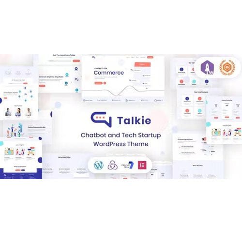 Talkie – Chatbot and Tech Startup WordPress Theme - Dghut