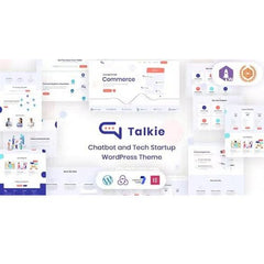 Talkie – Chatbot and Tech Startup WordPress Theme - Dghut