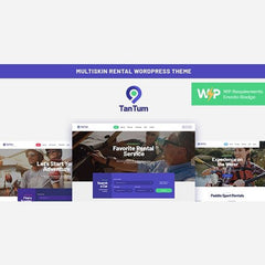 TanTum | Car, Scooter, Boat & Bike Rental Services WordPress Theme - Dghut