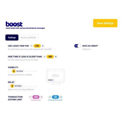 The Boost Plugin - Dghut