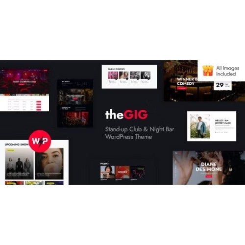 The Gig – Stand - up Club & Night Bar WordPress Theme - Dghut