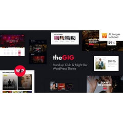 The Gig – Stand - up Club & Night Bar WordPress Theme - Dghut