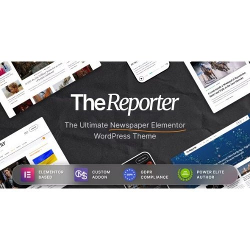 The Reporter – Newspaper Editorial WordPress Theme - Dghut