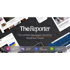 The Reporter – Newspaper Editorial WordPress Theme - Dghut