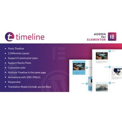 Timeline for Elementor WordPress Plugin - Dghut