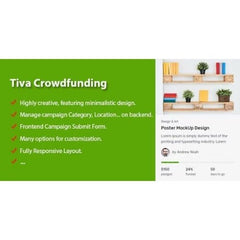 Tiva Crowdfunding – WordPress Crowdfunding System - Dghut