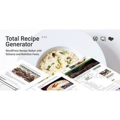 Total Recipe Generator – WordPress Recipe Maker with Schema and Nutrition Facts - Dghut
