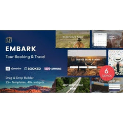 Tour Booking & Travel WordPress Theme – Embark - Dghut