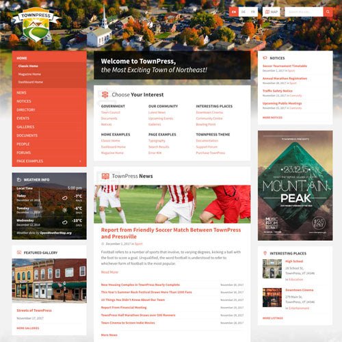 TownPress – Municipality & Town Government WordPress Theme - Dghut