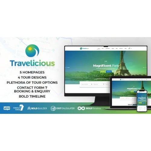 Travelicious – Tour Operator Theme - Dghut