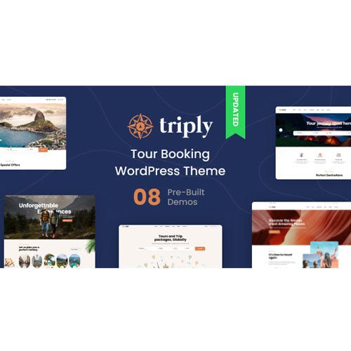 Triply – Tour Booking WordPress Theme - Dghut