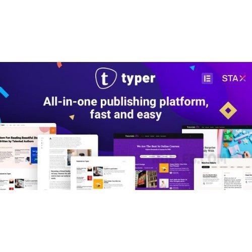 Typer – Multi Author Publishing WordPress Theme - Dghut