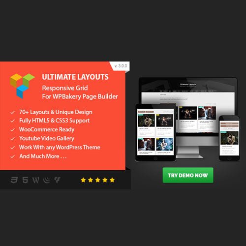 Ultimate Layouts – Responsive Grid & Youtube Video Gallery – Addon For WPBakery Page Builder - Dghut