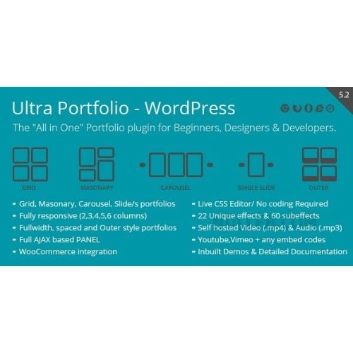 Ultra Portfolio – WordPress - Dghut