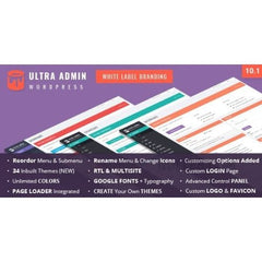 Ultra WordPress Admin Theme - Dghut