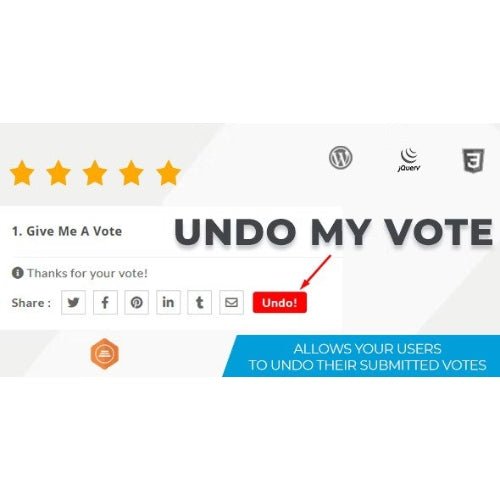 Undo My Vote Addon For BWL Pro Voting Manager - Dghut
