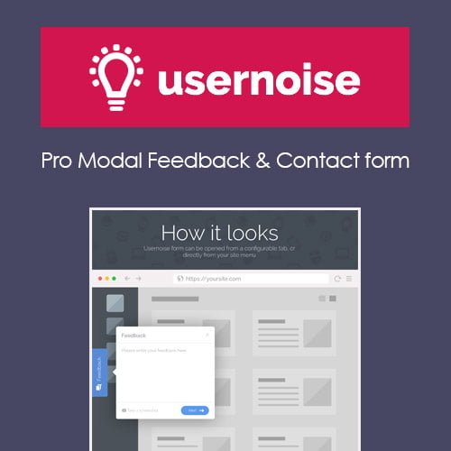 Usernoise Pro Modal Feedback & Contact form - Dghut