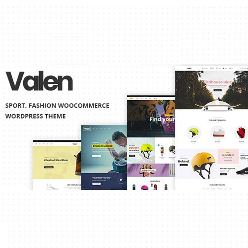 Valen – Sport, Fashion WooCommerce WordPress Theme - Dghut