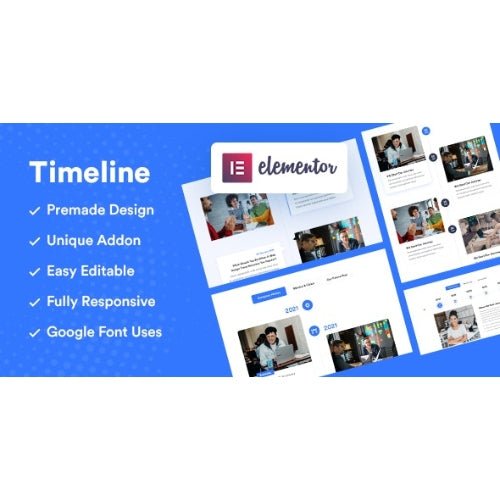 Vertical and Horizontal – Elementor Timeline Addon - Dghut