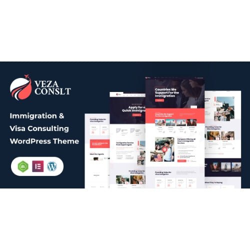 Vezaconslt – Immigration and Visa Consulting WordPress Theme - Dghut