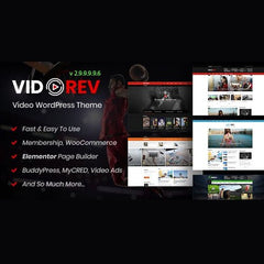 VidoRev – Video WordPress Theme - Dghut
