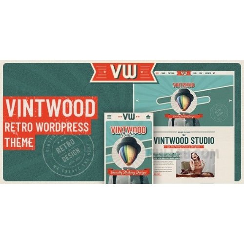 VintWood – a Vintage, Retro WordPress Theme - Dghut