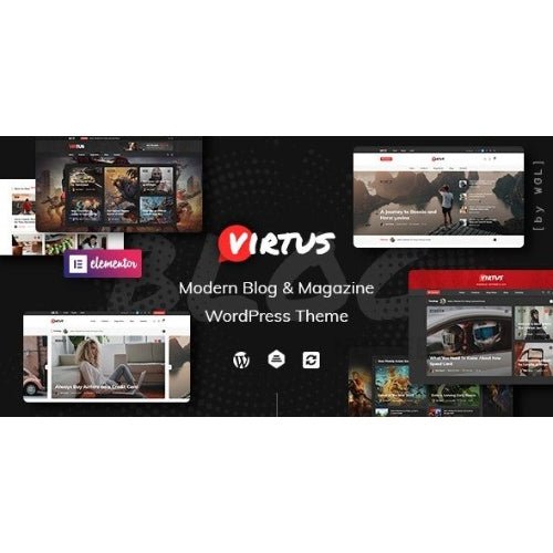 Virtus – Modern Blog & Magazine WordPress Theme - Dghut