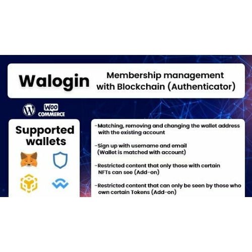 Walogin – Membership management with Blockchain (Authenticator) - Dghut
