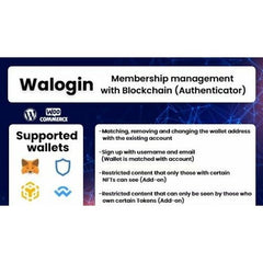 Walogin – Membership management with Blockchain (Authenticator) - Dghut