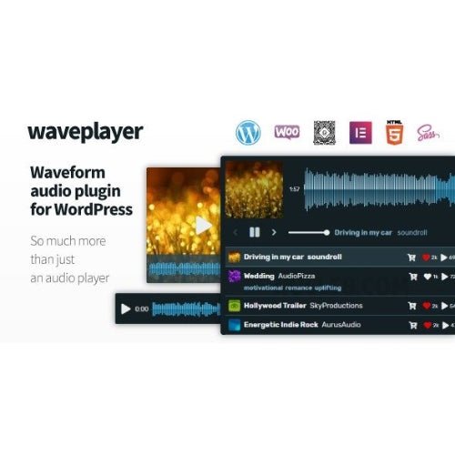 WavePlayer – Waveform Audio Player for WordPress and WooCommerce - Dghut