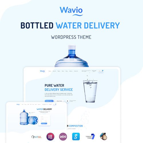 Wavio – Water Delivery & Aqua Filters WordPress Theme - Dghut