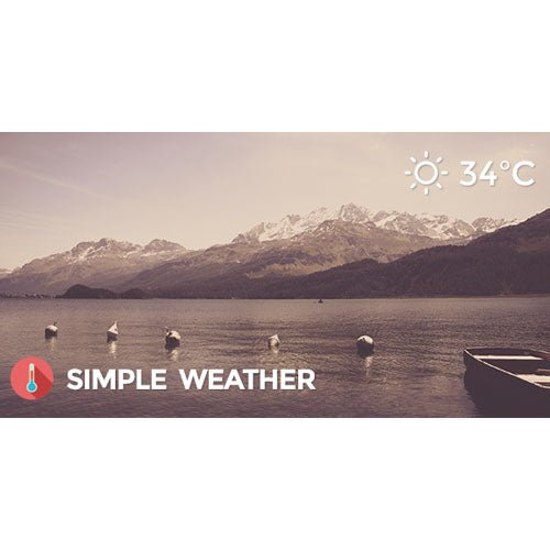 Weather WordPress Shortcode & Widget – Simple Weather Plugin - Dghut