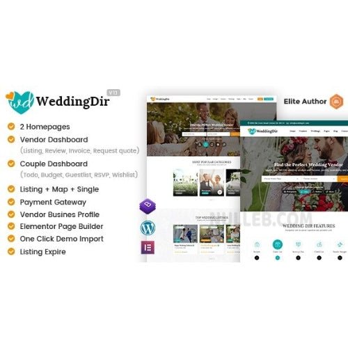 WeddingDir – Directory & Listing WordPress Theme for Vendor / Supplier - Dghut