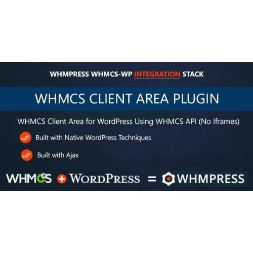 WHMCS Client Area for WordPress by WHMpress - Dghut